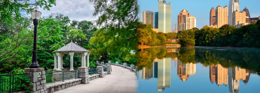 where is Piedmont park located in Atlanta?